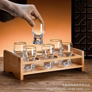 扎壶红酒醒酒器洋酒家用酒酒具白酒分酒器量商用 架子弹杯酒壶套装