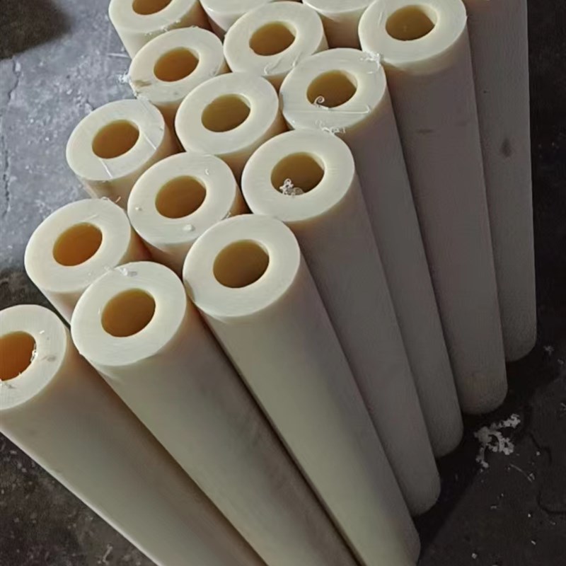 MC尼龙管空心耐磨超硬含油轴套衬套垫片圆柱尼龙轮加工定制可零切