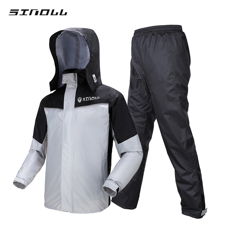 新诺雨衣雨裤套装分体男士单人机车摩托车骑行长款全身防暴雨雨服