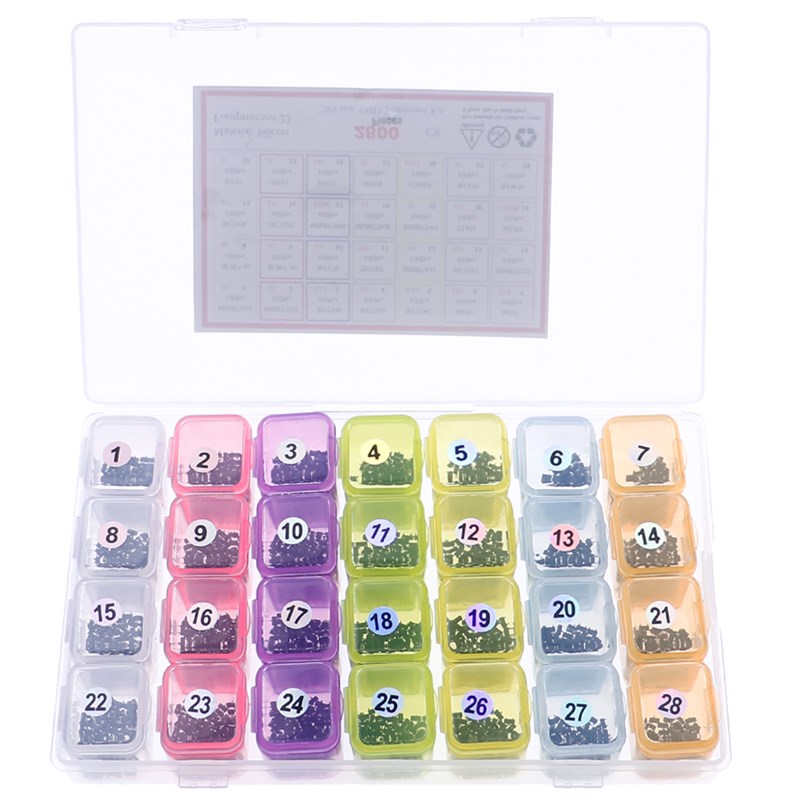 28种2800个贴片三极管样品包SOT-23封装 NPN/PNP高低频晶体管套装图片
