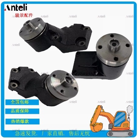 挖掘机配件适用于PC200-6-8/6D102风扇支座支架/风扇叶皮带轮座