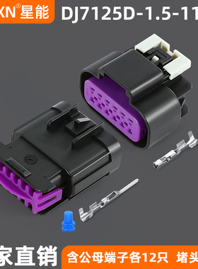 Delphi连接器DJ7125D-1.5-11/21汽车线束接头15326854/15326849