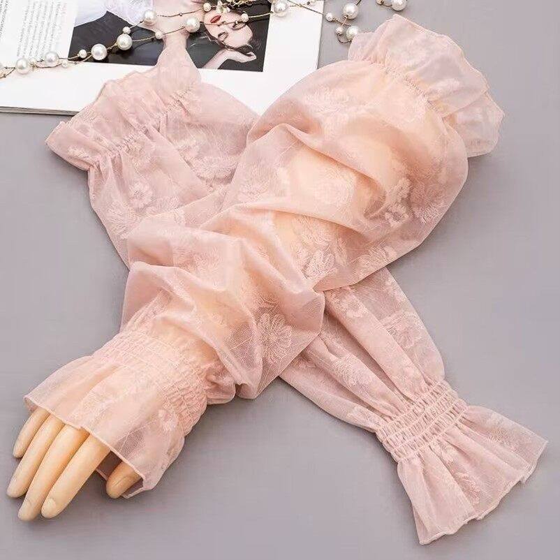 高端冰丝防晒袖套女新款