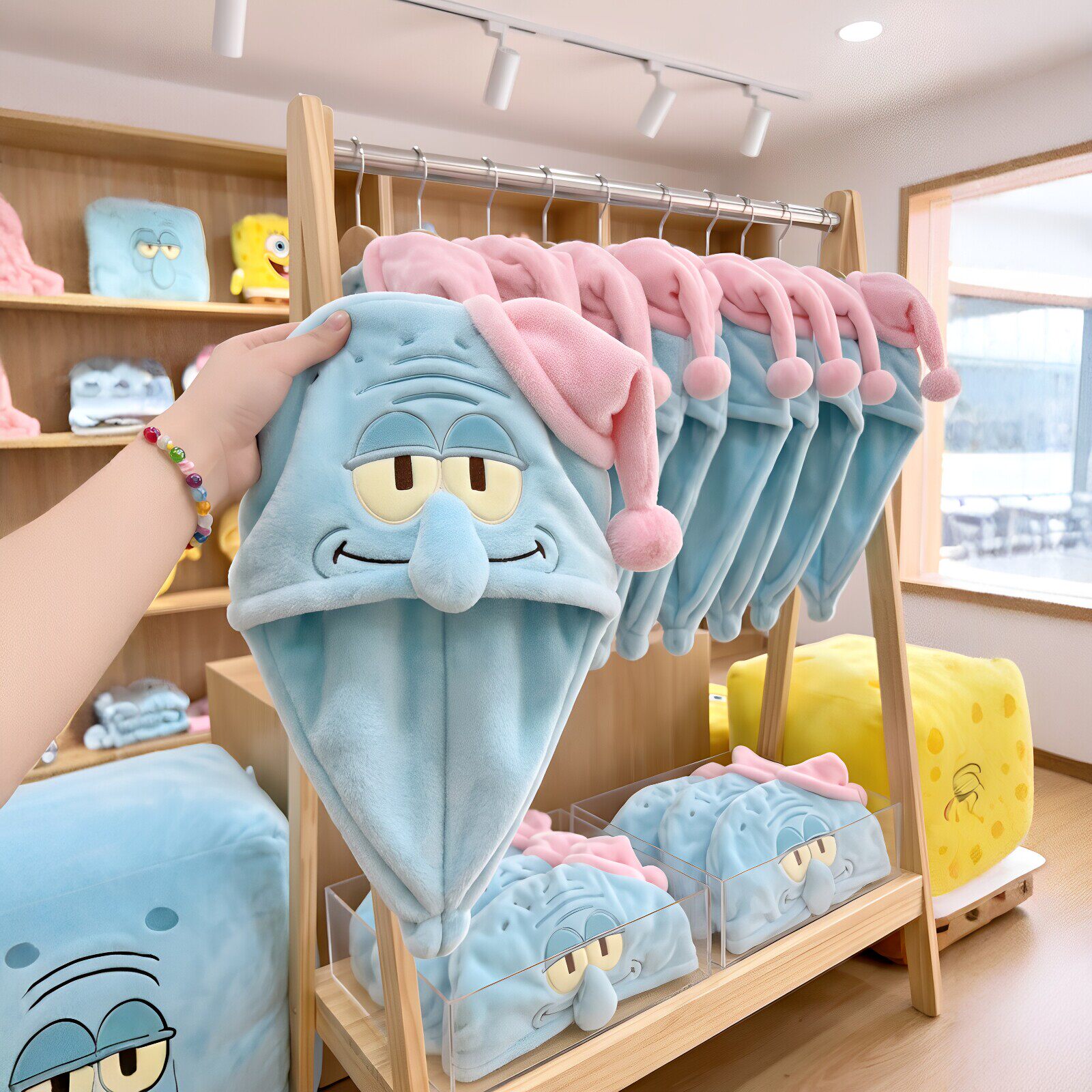 章鱼哥干发帽快速吸水双