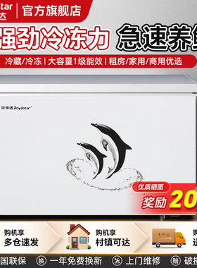 荣事达330L/396升大冰柜家商用大容量冷藏冷冻两用柜卧式158/228
