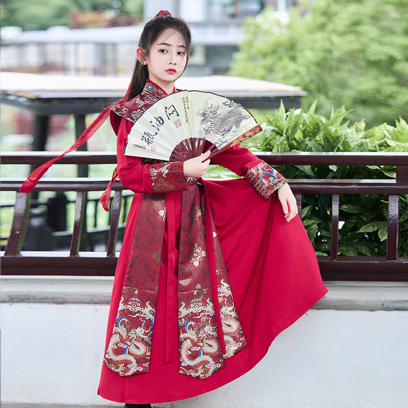 花木兰儿童服装女童汉服