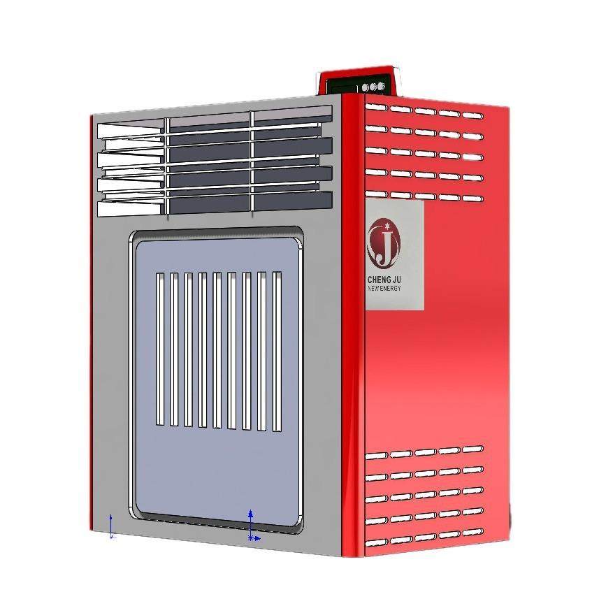 生物颗粒取暖炉家用室内无烟小型商用全自动暖风烧颗粒燃料采暖炉 - 封面