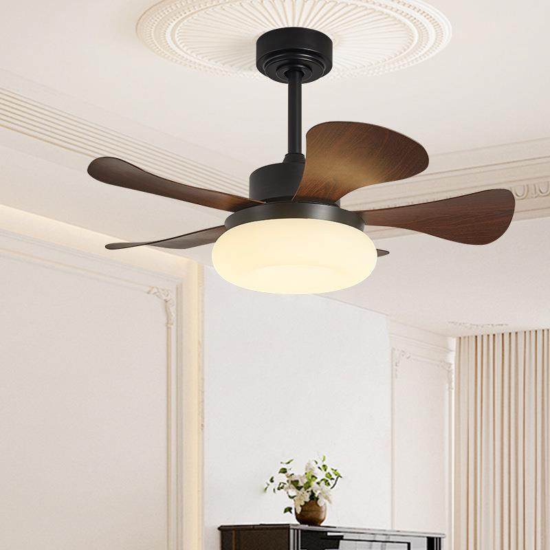 中古风扇灯胡桃木色吊扇灯卧室客厅灯餐厅新中式静音儿童房灯具,3C数码配件,USB灯,淘宝优惠券,粉丝福利购,淘宝优惠卷