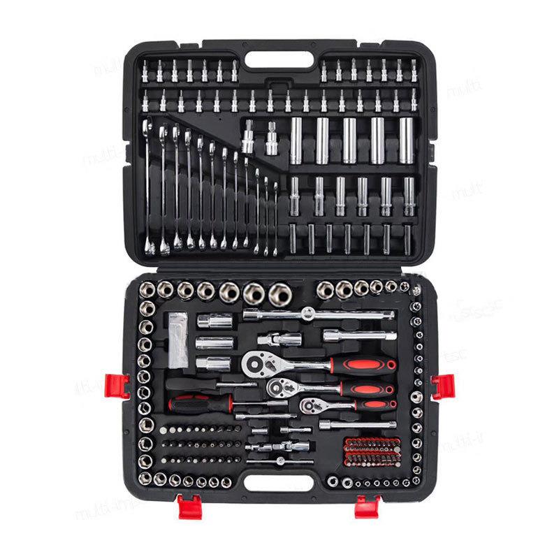 215件套热处理专业机械维修套筒扳手汽车维修手动工具套装