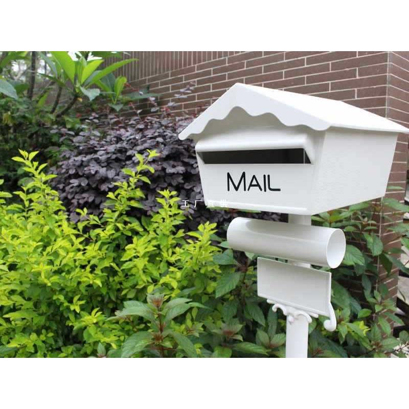 1023b 全铝立杆式邮箱 邮筒 信箱 信报箱 别墅花园装饰 店铺
