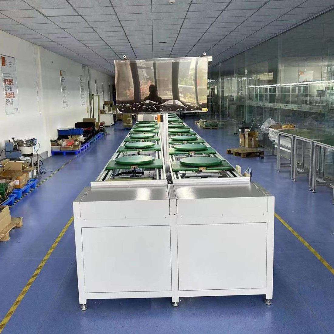 流水线电器输送线装家电配充电组装线防静电工作台生产线自动化