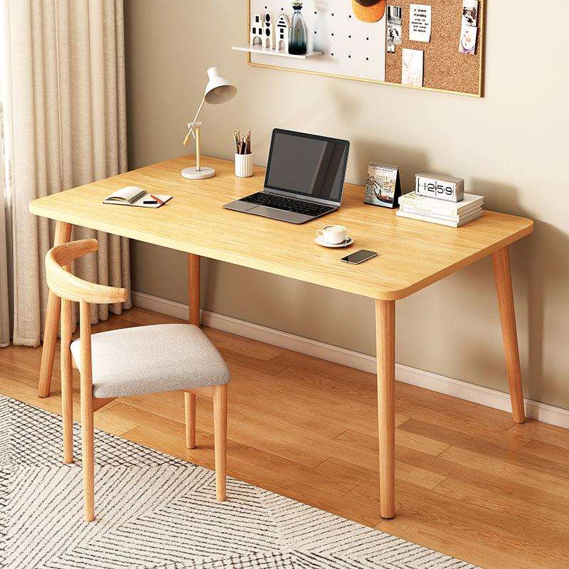 电脑桌台式家用书桌简约现代办公桌学生卧室学习桌出租屋吃饭桌子