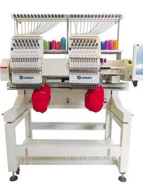 双头15针商用电脑全自动绣花机刺绣服装帽绣机Embroidery machine