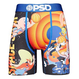 PSD美式男士内裤卡通印花运动速干跑步健身平角短裤泳裤男生潮