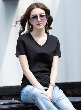 80支丝光棉短袖t恤女2025新色系夏季女装韩版百搭上衣打底衫8888