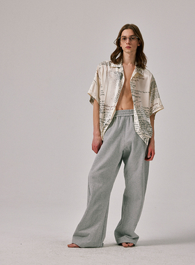 Amicus Animae 书信砂洗真丝衬衫