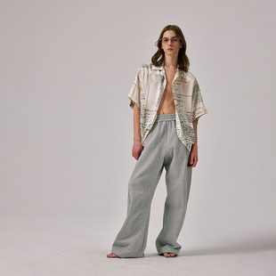 Amicus Animae 书信砂洗真丝衬衫