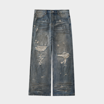 泥染百年传承牛仔裤AmicusAnimae