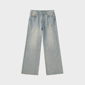 Amicus 美国ConeVTG感做旧水洗浅蓝怀旧91蓝牛裤 Animae 百年传承