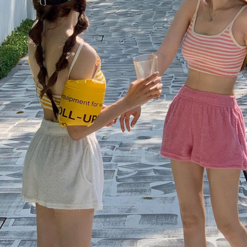 泳衣女2025新款爆款超性感小个子女款三件套泡温泉保守分体比基尼
