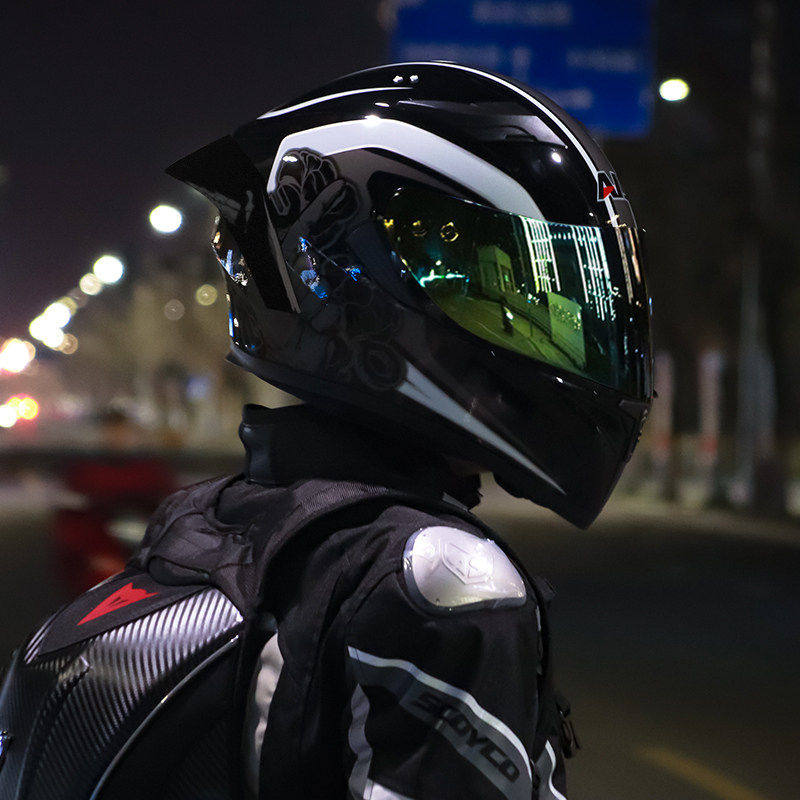 日本SHOEI男女士电动摩托车头盔全盔电瓶车机车四季冬季安全