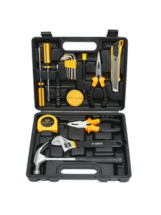 靖童 工具修理手动工具维修工具箱 五金工具组合套装 家用工具组套