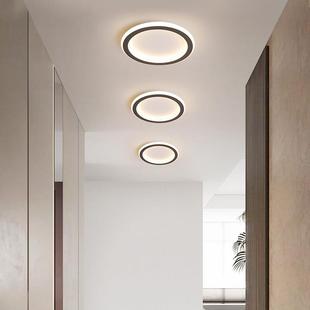 走廊玄关入户过道灯简约现代创意北欧衣帽间灯led阳台小吸顶灯具