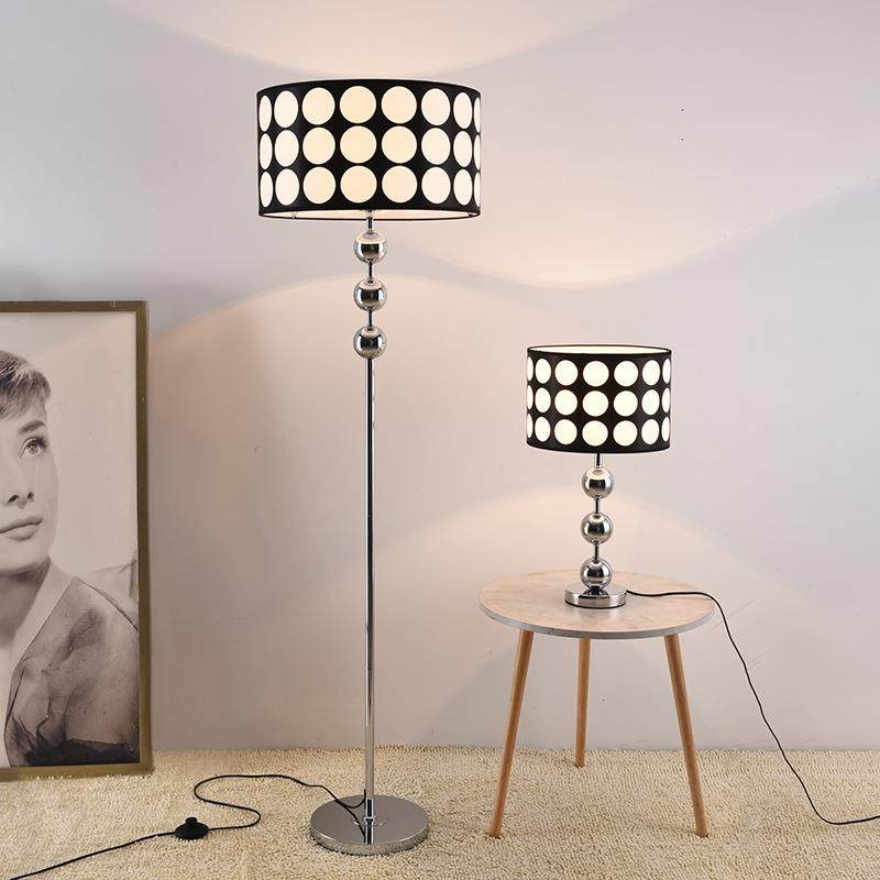 客厅落地台灯外贸简欧风格卧室床头台灯酒店宾馆LED客房装饰灯