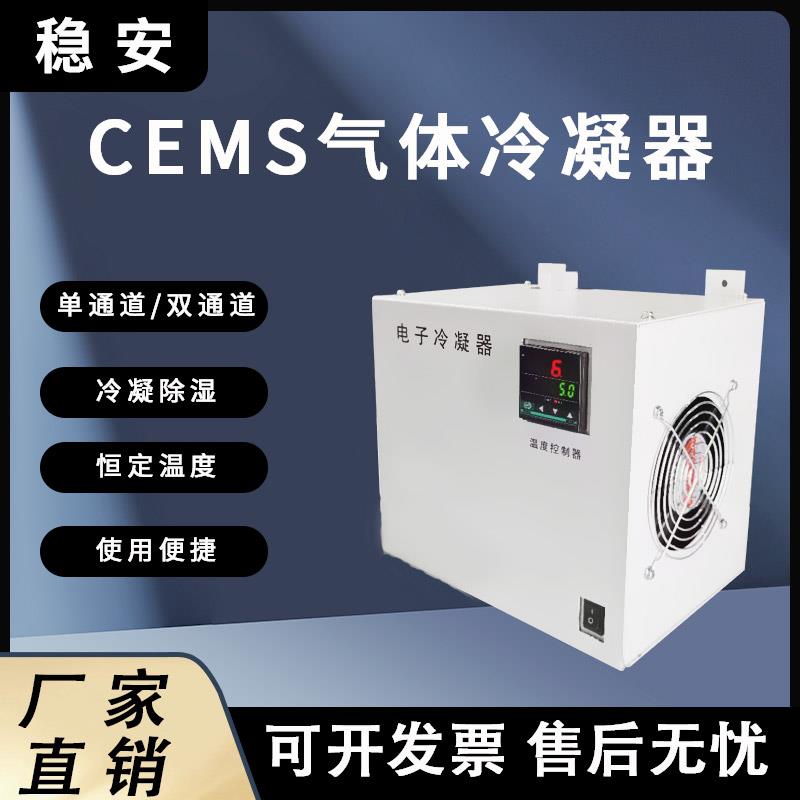 CEMS电子冷凝器小微型压缩机单双通道玻璃冷腔烟气体除湿冷却工业