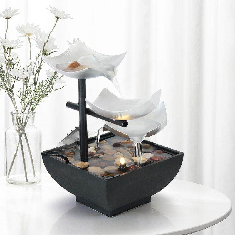 陶七彩流水摆件客厅屏风摆件装饰品网红流水生财循环水桌面摆件铁,电子元器件市场,集成电路（IC）,淘宝优惠券,粉丝福利购,淘宝优惠卷