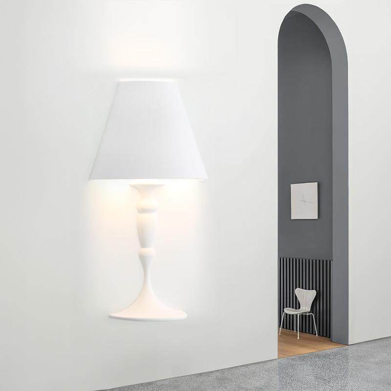 意式墙壁落地壁灯设计师客厅书房餐厅卧室个性嵌入式装饰石膏壁灯