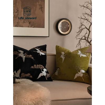 中古风沙发抱枕靠垫套刺绣复古新中式靠枕 cushion cover pillow