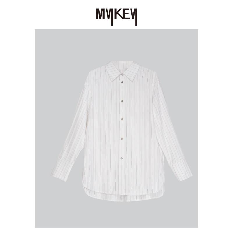 Mykey · 丨简序明廓丨条纹简约衬衫丨MK5AWC731