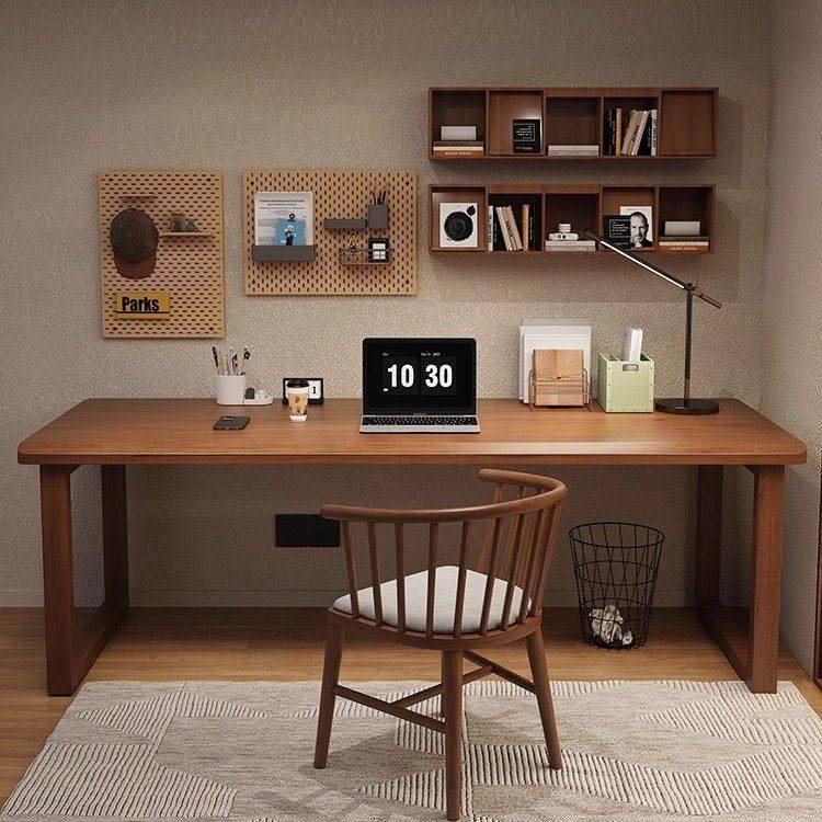 实木大板电脑桌台式书桌卧室家用电竞桌子长方形写字桌双人办公桌,商业/办公家具,网咖桌/电竞桌,淘宝优惠券,粉丝福利购,淘宝优惠卷