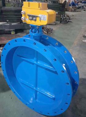 电动通风蝶阀D941W-6C排烟阀通风阀软密封蝶阀除尘高温阀电动蝶阀