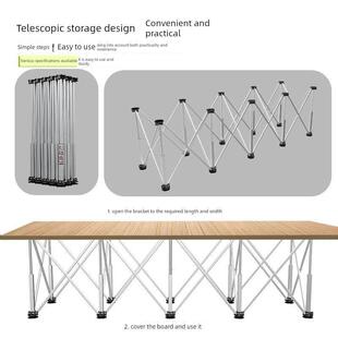 蜘蛛腿工作台木工瓦匠木板岩板户外作业多功能折叠铝合金切割台