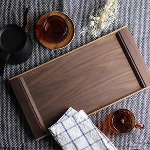 茶具茶杯收纳盘家用水杯咖啡器具托盘 日本Kinto木质托盘长方形