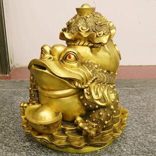 纯铜金蝉白菜百财金蝉招财进宝金蝉黄金袋金蝉铜器工艺品家居摆件