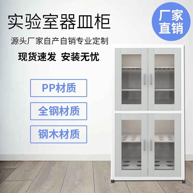 实验室药品柜器皿柜全钢铝木pp酸碱柜防腐蚀强酸强碱储存柜化学品