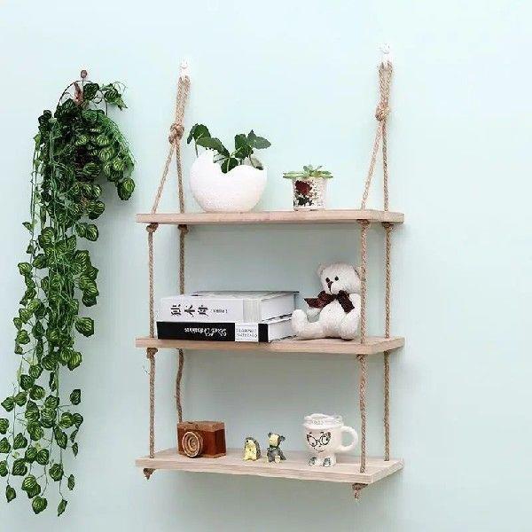 Wooden Wall shelf Decoration Wall Mounted Shelves For