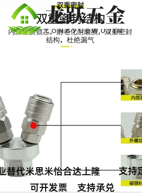 C式25二通24快速2l6接头17自锁19三通41空压机J-XYM41-2SF2/3SF1