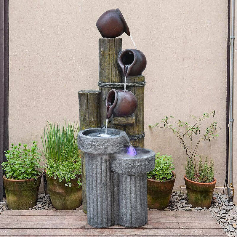 天通泰假山流水摆件高山循环水喷泉景观水车轮鱼池庭院阳台装饰工