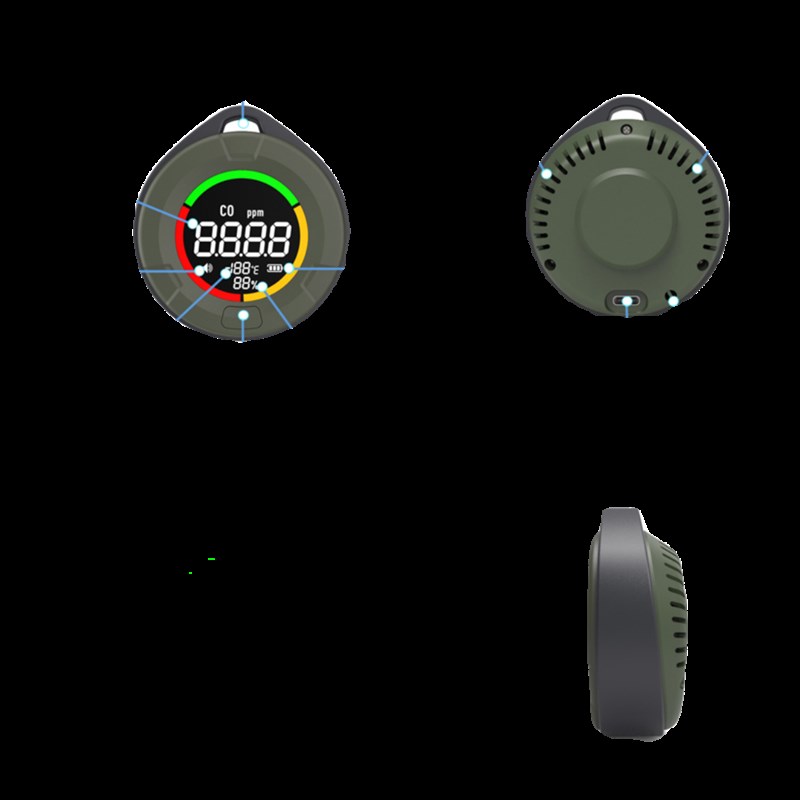 测小菲一氧化碳报警器户外露营帐A篷房车便携式煤烟取暖浓度检测