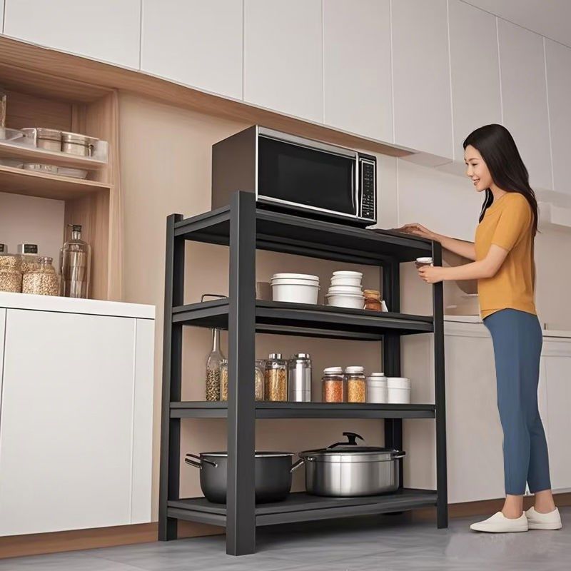 厨房置物架落地多层储物架u货架烤箱家用锅架微波炉多功能收纳架,商业/办公家具,置物架/陈列架/储物架/展示架,淘宝优惠券,粉丝福利购,淘宝优惠卷
