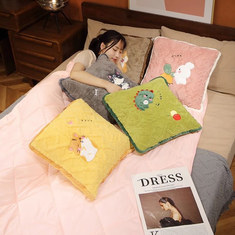 速发抱枕被子g两用空调午睡毯子二合一办公室枕头毛毯车载车内高,居家布艺,抱枕被,淘宝优惠券,粉丝福利购,淘宝优惠卷