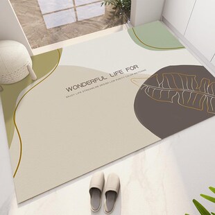 pvc地垫入户门垫可擦免洗裁剪门皮悦雨-横革门R地口进门毯厨房家