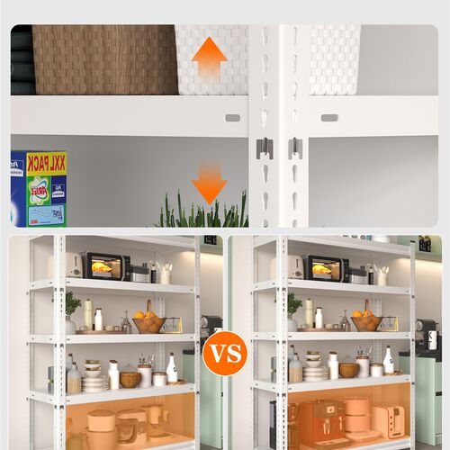 角钢仓储货架置物架多层家用阳台展示H储L物架落地仓库收纳铁架子