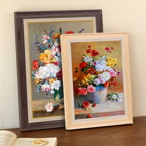 实木油画框外框装裱数字油画画框定制大尺寸免组装Z裱框架相框