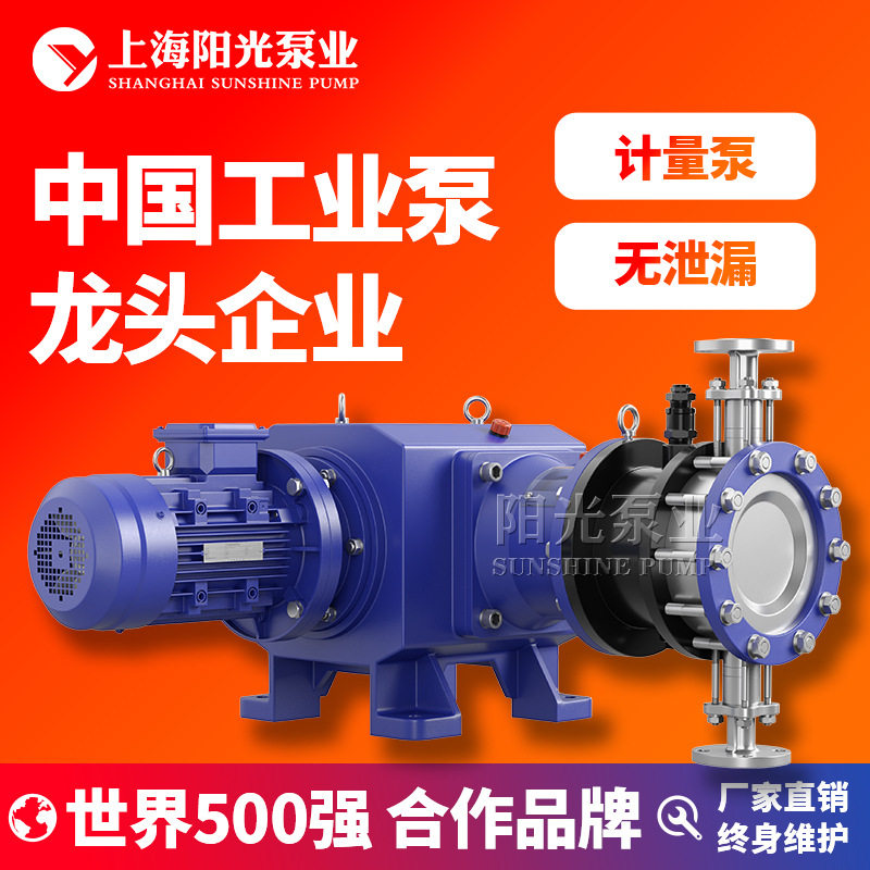 上海阳光泵业DY-D型液压隔膜式计量泵多种材质防爆计量泵 定金