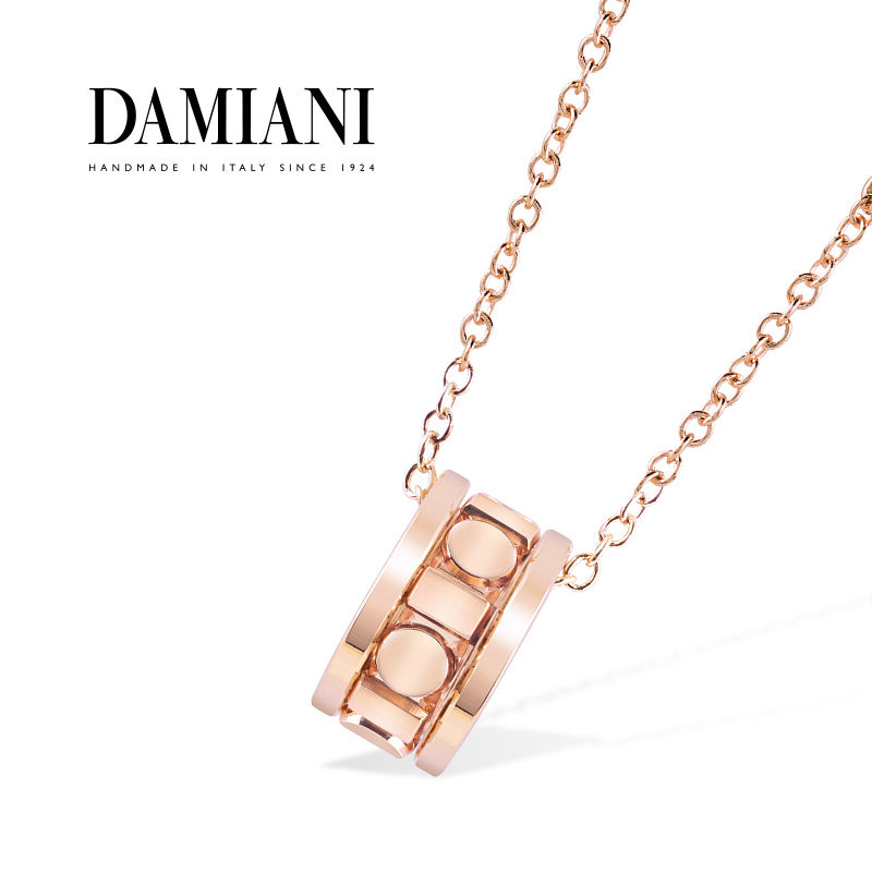 DAMIANI玳美雅官方 浮光掠影系列18K白金18K玫瑰金18K黄金项链